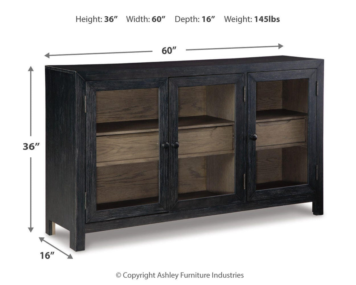 Lenston Accent Cabinet - A4000508 - approximate manufacturer dimensions (supplier image 16)