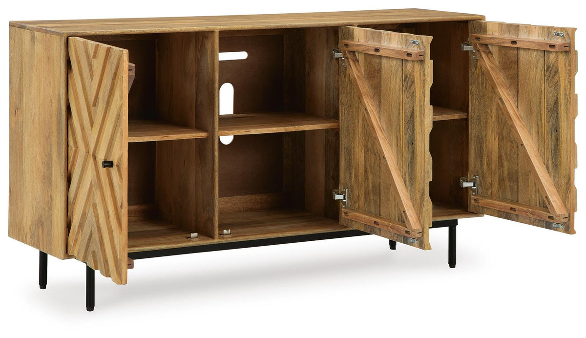 Cadewick Accent Cabinet - A4000570 - product view or room setting; only accent cabinet included (supplier image 3)