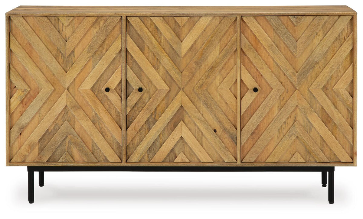Cadewick Accent Cabinet - A4000570 - product view or room setting; only accent cabinet included (supplier image 4)