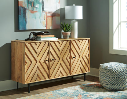 Cadewick Accent Cabinet - A4000570 - product view or room setting; only accent cabinet included (supplier image 2)