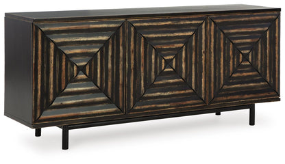 Fair Ridge Accent Cabinet - A4000573 - product view or room setting; only accent cabinet included (supplier image 1)