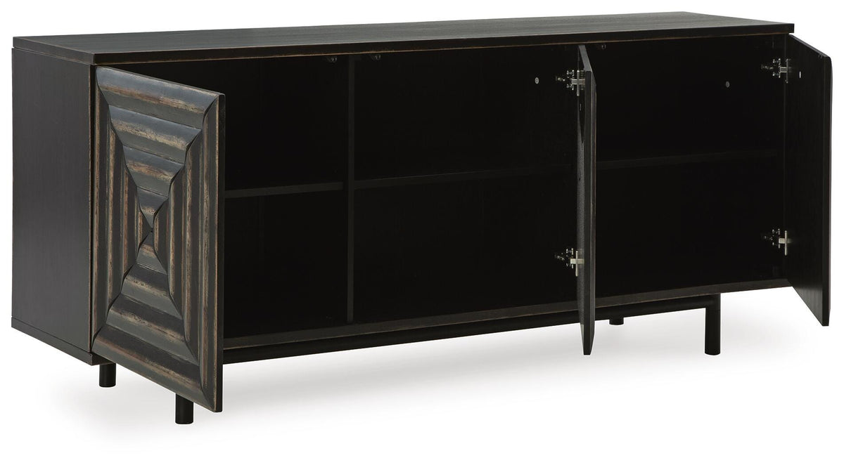 Fair Ridge Accent Cabinet - A4000573 - product view or room setting; only accent cabinet included (supplier image 3)