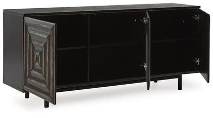 Fair Ridge Accent Cabinet - A4000573 - product view or room setting; only accent cabinet included (supplier image 3)