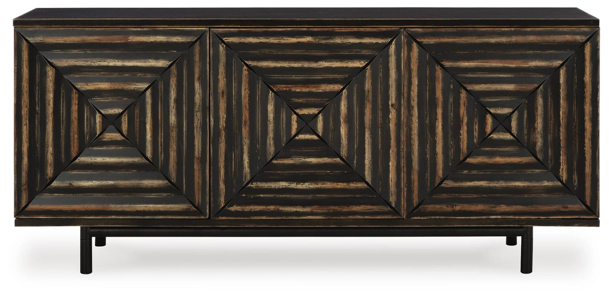Fair Ridge Accent Cabinet - A4000573 - product view or room setting; only accent cabinet included (supplier image 4)