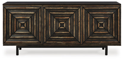 Fair Ridge Accent Cabinet - A4000573 - product view or room setting; only accent cabinet included (supplier image 4)