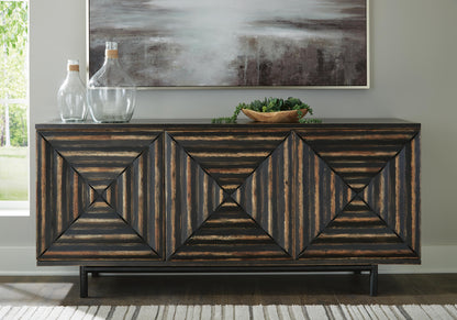 Fair Ridge Accent Cabinet - A4000573 - product view or room setting; only accent cabinet included (supplier image 2)