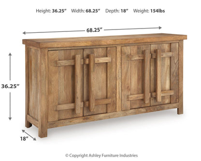 Dresor Accent Cabinet - A4000578 - approximate manufacturer dimensions (supplier image 9)