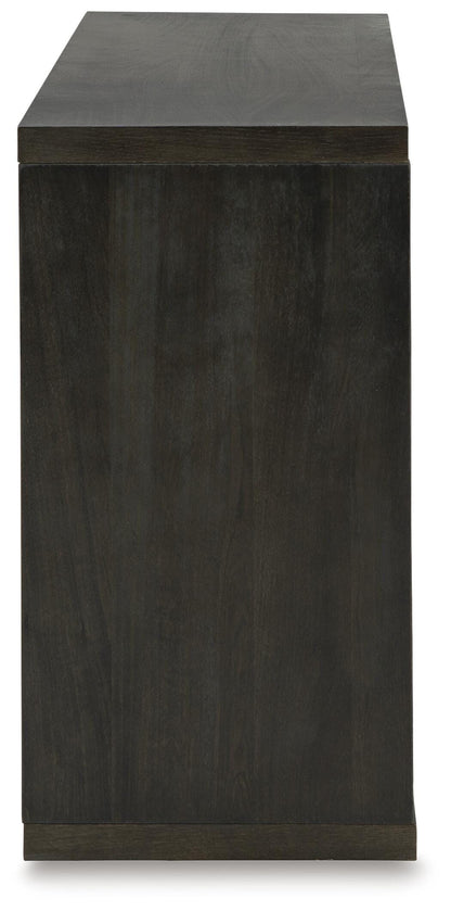 Camlett Console Sofa Table - A4000594 - product view or room setting; only console table included (supplier image 4)