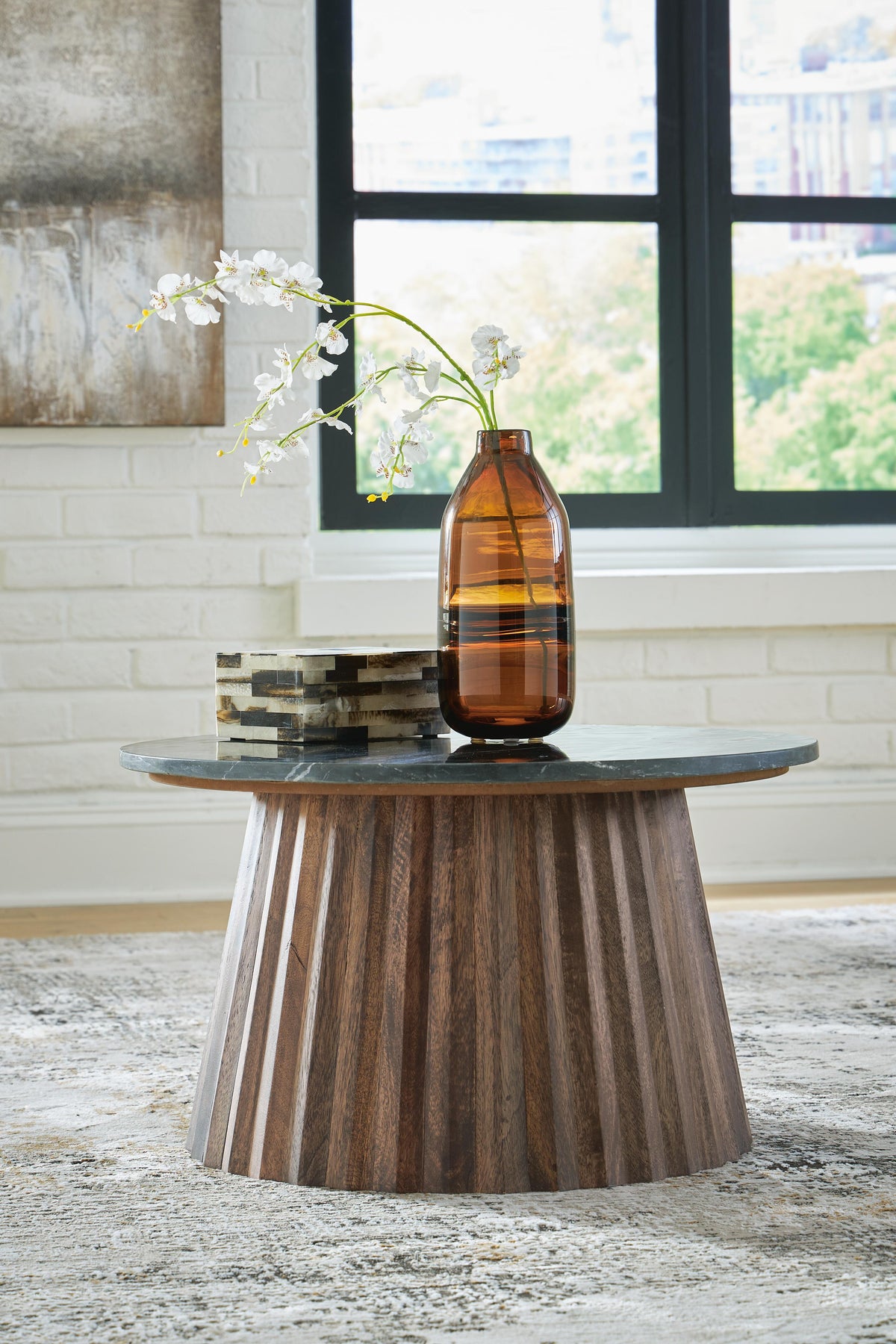 Ceilby Accent Coffee Table - A4000601 - product view or room setting; only coffee table included (supplier image 2)