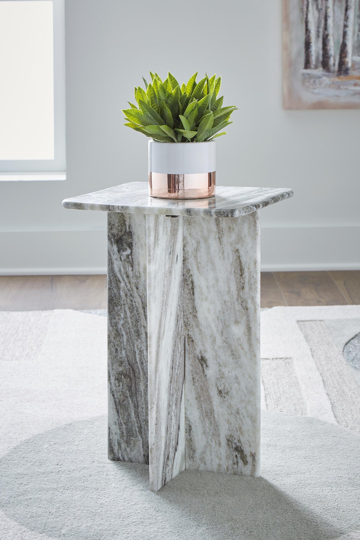 Keithwell Accent Table - A4000611 - product view or room setting; only accent table included (supplier image 2)