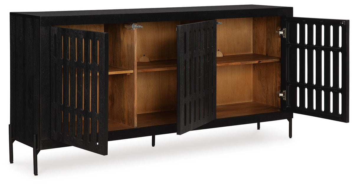 Vallisburg Accent Cabinet - A4000644 - product view or room setting; only accent cabinet included (supplier image 3)