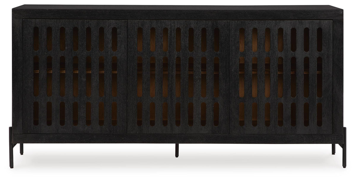 Vallisburg Accent Cabinet - A4000644 - product view or room setting; only accent cabinet included (supplier image 4)