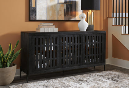 Vallisburg Accent Cabinet - A4000644 - product view or room setting; only accent cabinet included (supplier image 2)