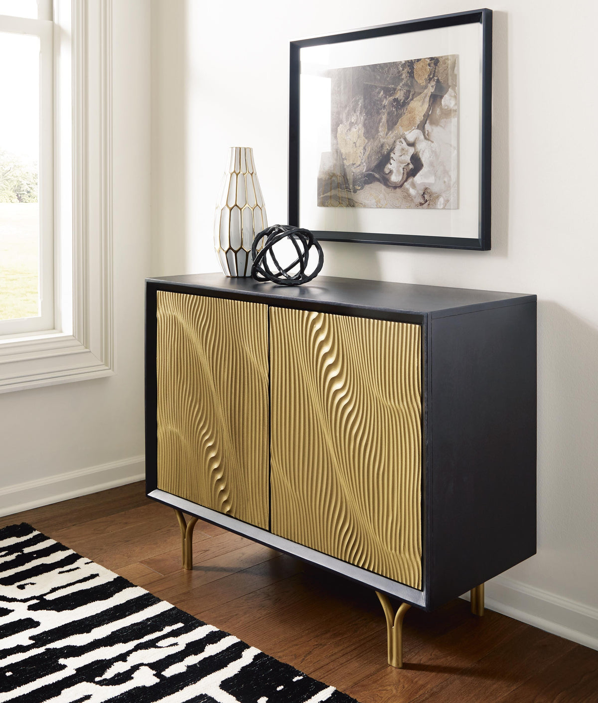 Tayner Accent Cabinet - A4000654 - product view or room setting; only accent cabinet included (supplier image 2)
