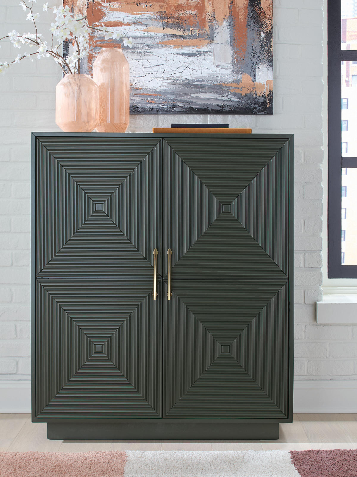 Geirwood Accent Cabinet - A4000676 - product view or room setting; only accent cabinet included (supplier image 2)