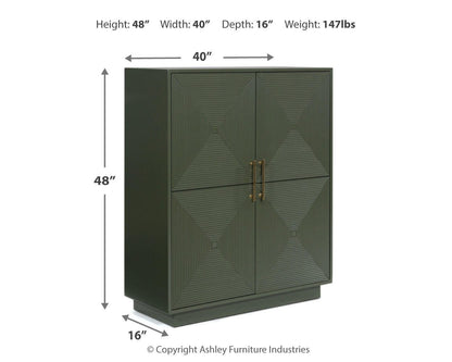 Geirwood Accent Cabinet - A4000676 - approximate manufacturer dimensions (supplier image 10)