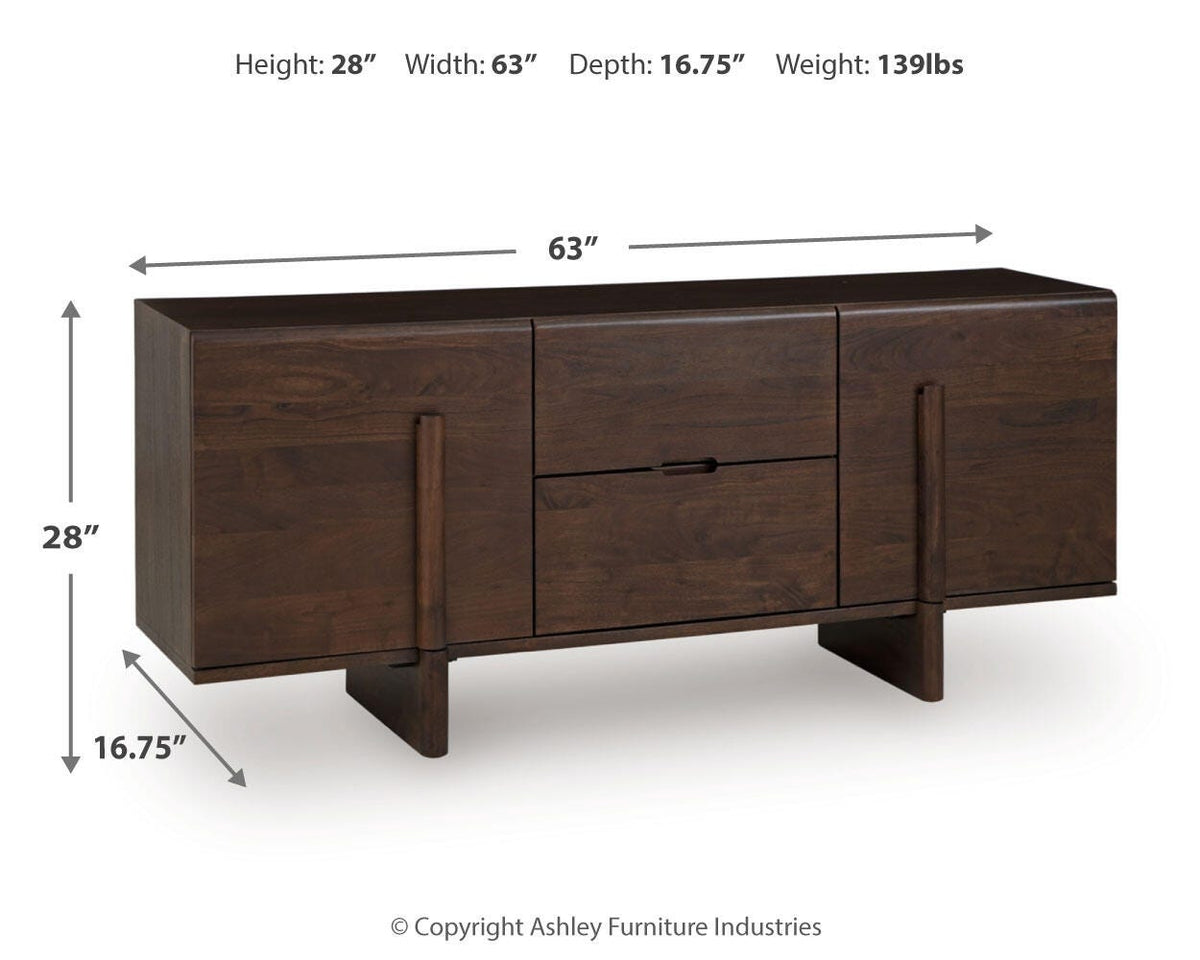 Kydler Accent Cabinet - A4000678 - approximate manufacturer dimensions (supplier image 9)