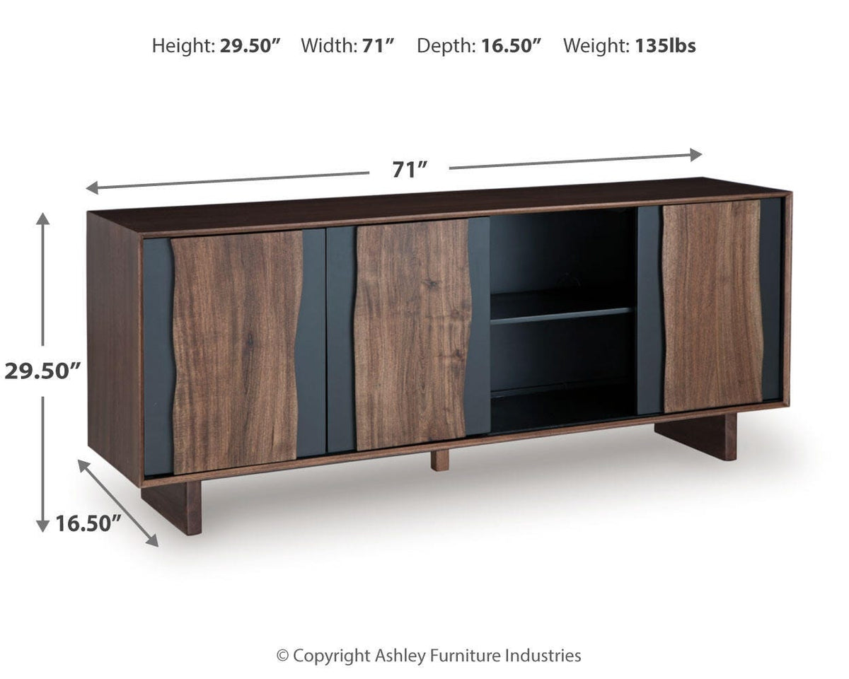 Welby Accent Cabinet - A4000679 - approximate manufacturer dimensions (supplier image 9)