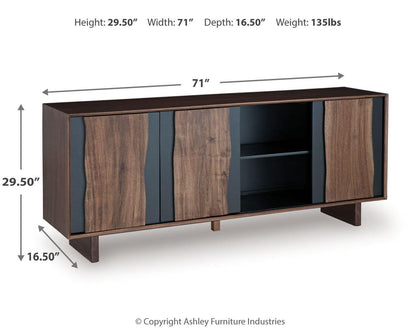 Welby Accent Cabinet - A4000679 - approximate manufacturer dimensions (supplier image 9)