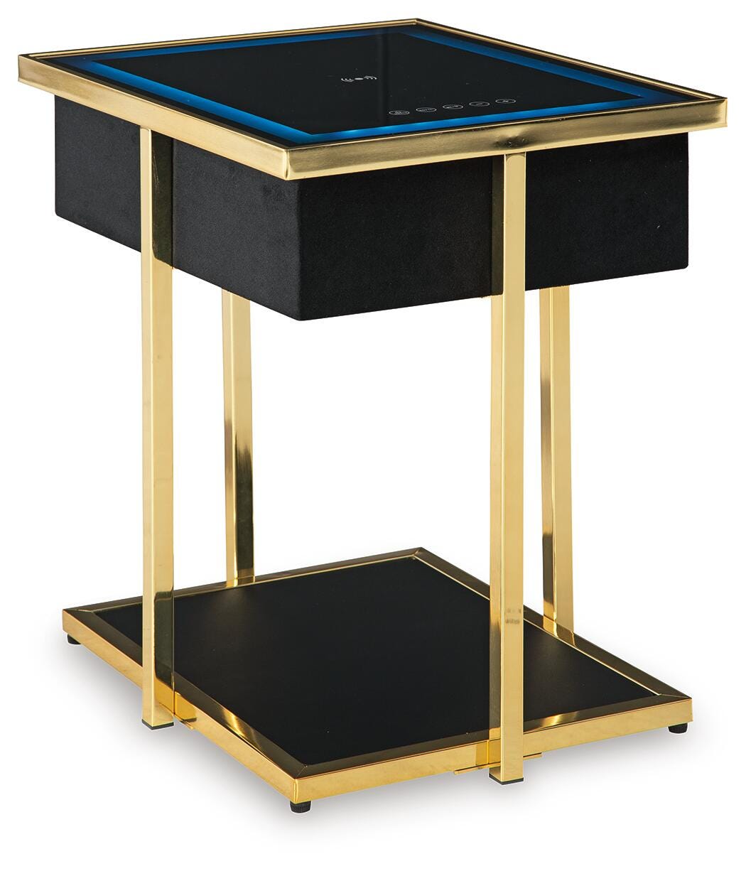 Rexwell Accent Table with Speaker - A4000681 - product view or room setting; only end table included (supplier image 1)