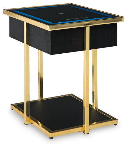 Rexwell Accent Table with Speaker - A4000681 - product view or room setting; only end table included (supplier image 1)