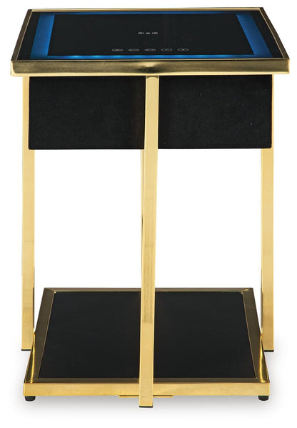 Rexwell Accent Table with Speaker - A4000681 - product view or room setting; only end table included (supplier image 3)