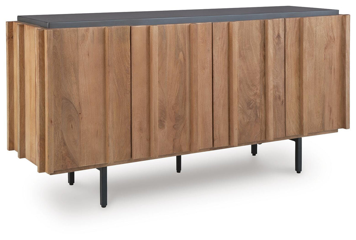 Quintavious Accent Cabinet - A4000685 - product view or room setting; only accent cabinet included (supplier image 1)