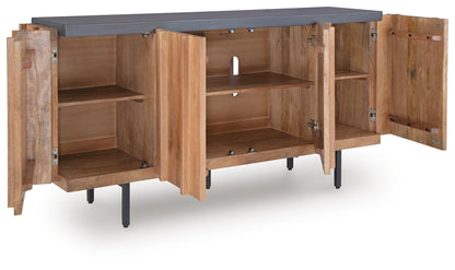 Quintavious Accent Cabinet - A4000685 - product view or room setting; only accent cabinet included (supplier image 3)