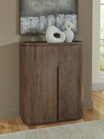 Landermont Bar Cabinet - A4000697 - product view or room setting; only accent cabinet included (supplier image 2)