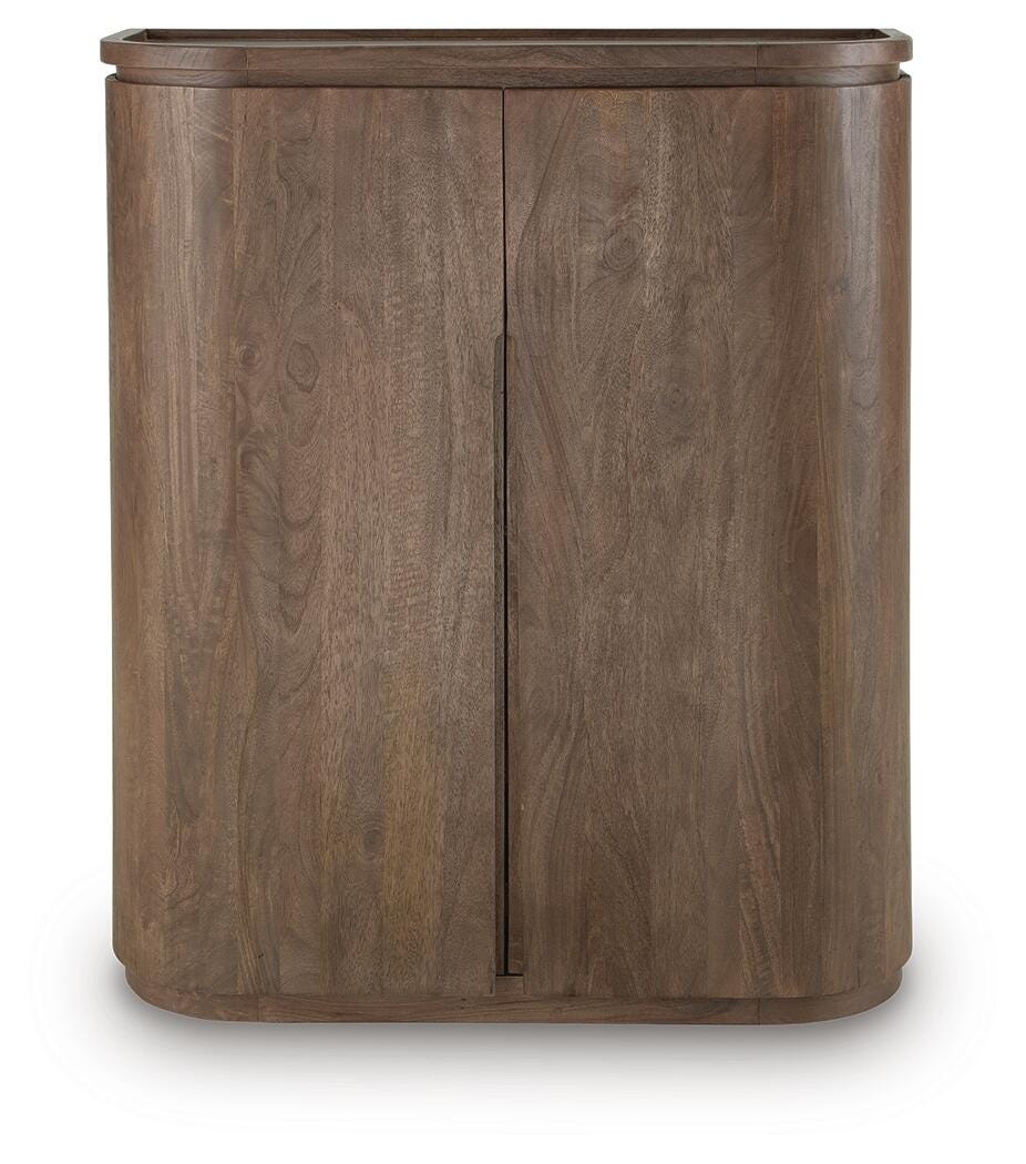 Landermont Bar Cabinet - A4000697 - product view or room setting; only accent cabinet included (supplier image 4)