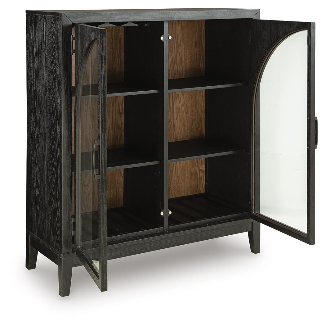 Armenleigh Accent Cabinet - A4000702 - product view or room setting; only accent cabinet included (supplier image 3)