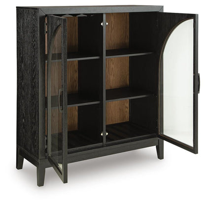 Armenleigh Accent Cabinet - A4000702 - product view or room setting; only accent cabinet included (supplier image 3)