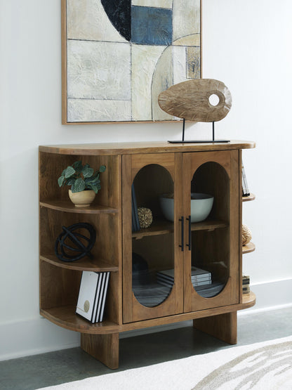 Niall Accent Cabinet - A4000707 - product view or room setting; only accent cabinet included (supplier image 2)