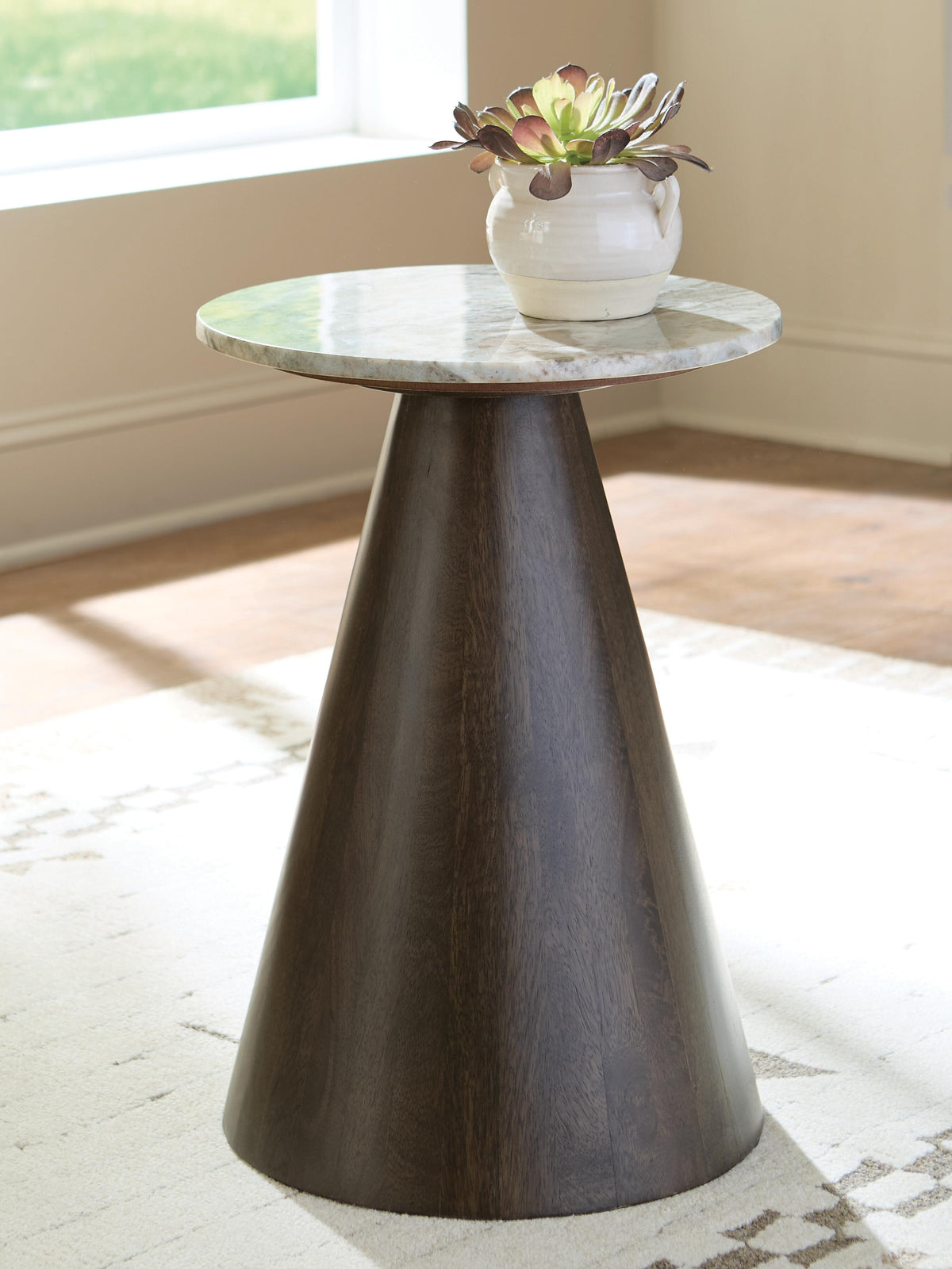 Waltnor Accent Table - A4000720 - product view or room setting; only end table included (supplier image 2)
