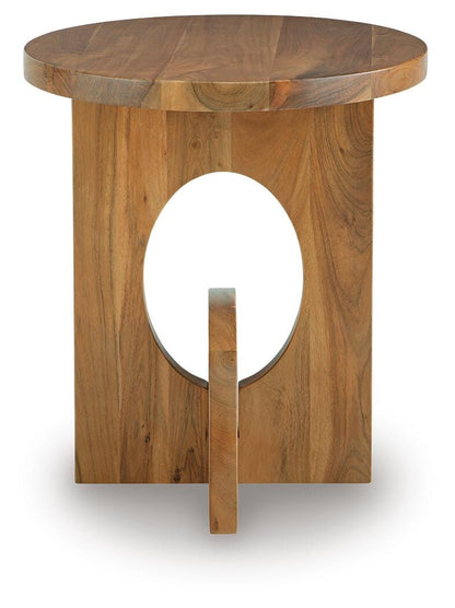Hollbourne Accent Table - A4000723 - product view or room setting; only end table included (supplier image 4)