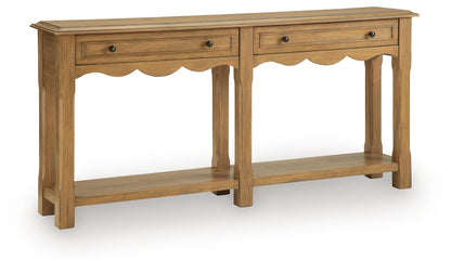 Whitmund Console Sofa Table - A4000732 - product view or room setting; only console table included (supplier image 1)