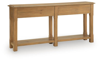 Whitmund Console Sofa Table - A4000732 - product view or room setting; only console table included (supplier image 5)