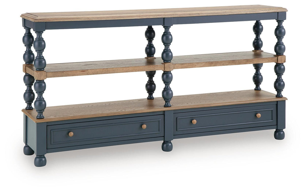 Finnworth Console Sofa Table - A4000734 - product view or room setting; only console table included (supplier image 1)