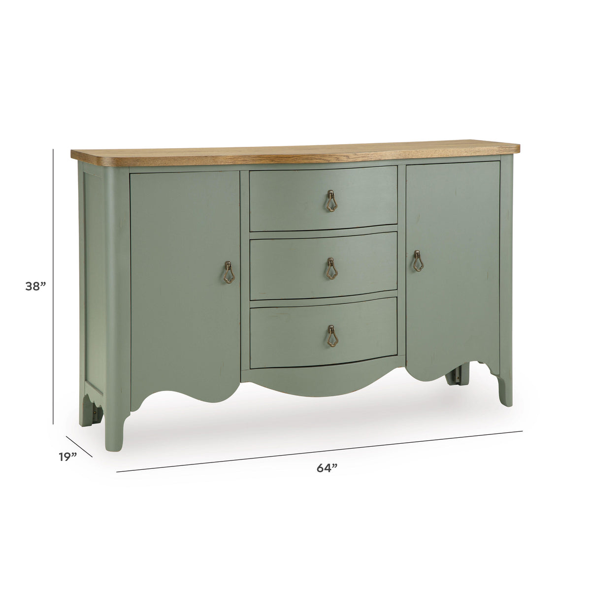 Actonville Accent Cabinet - A4000737 - approximate manufacturer dimensions (supplier image 10)