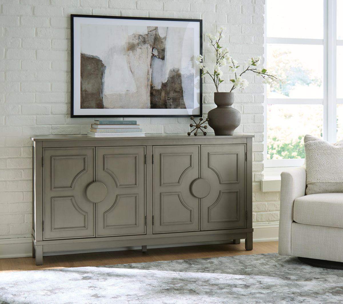 Darlock Accent Cabinet - A4000738 - product view or room setting; only accent cabinet included (supplier image 2)