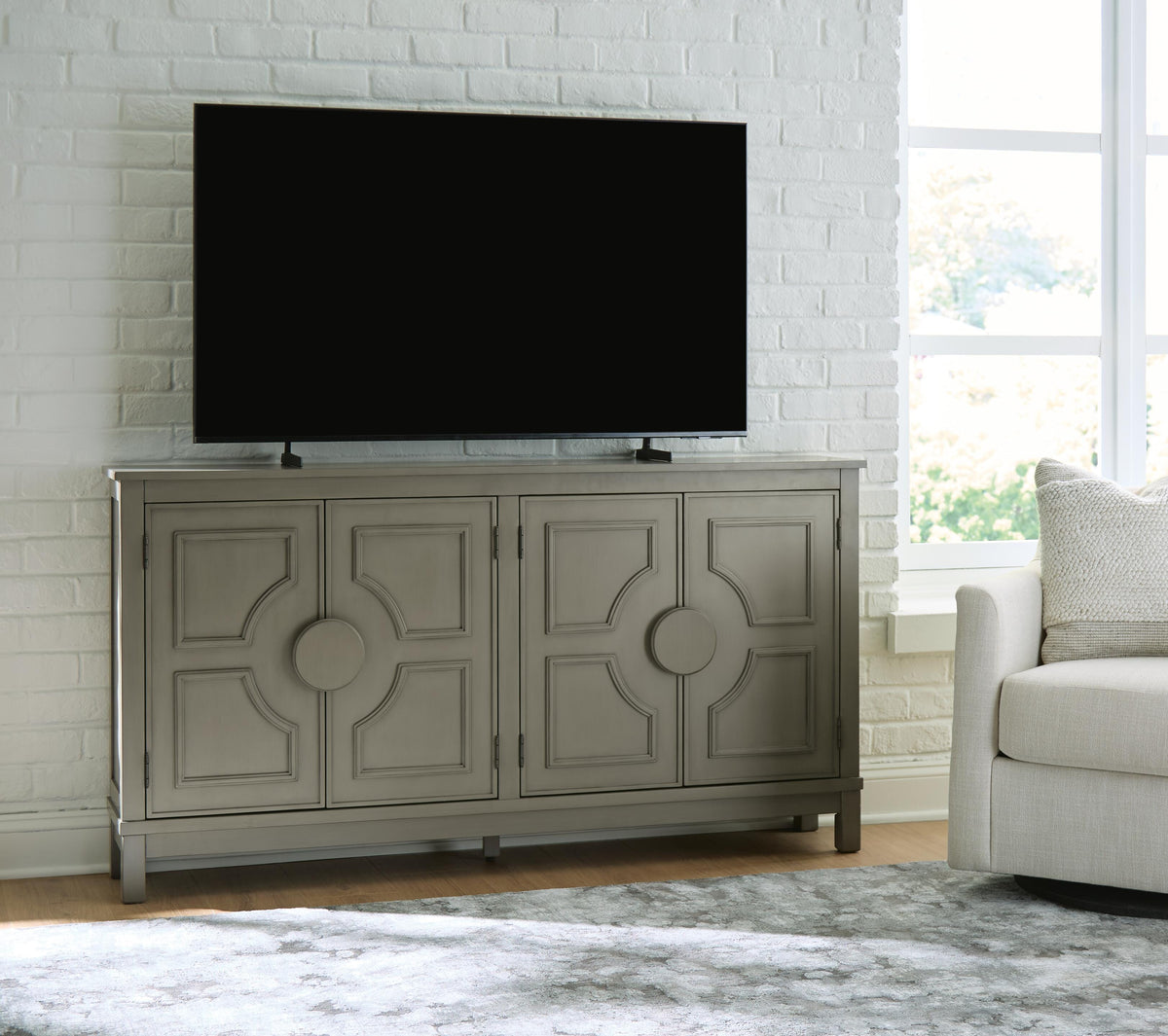 Darlock Accent Cabinet - A4000738 - product view or room setting; only accent cabinet included (supplier image 7)