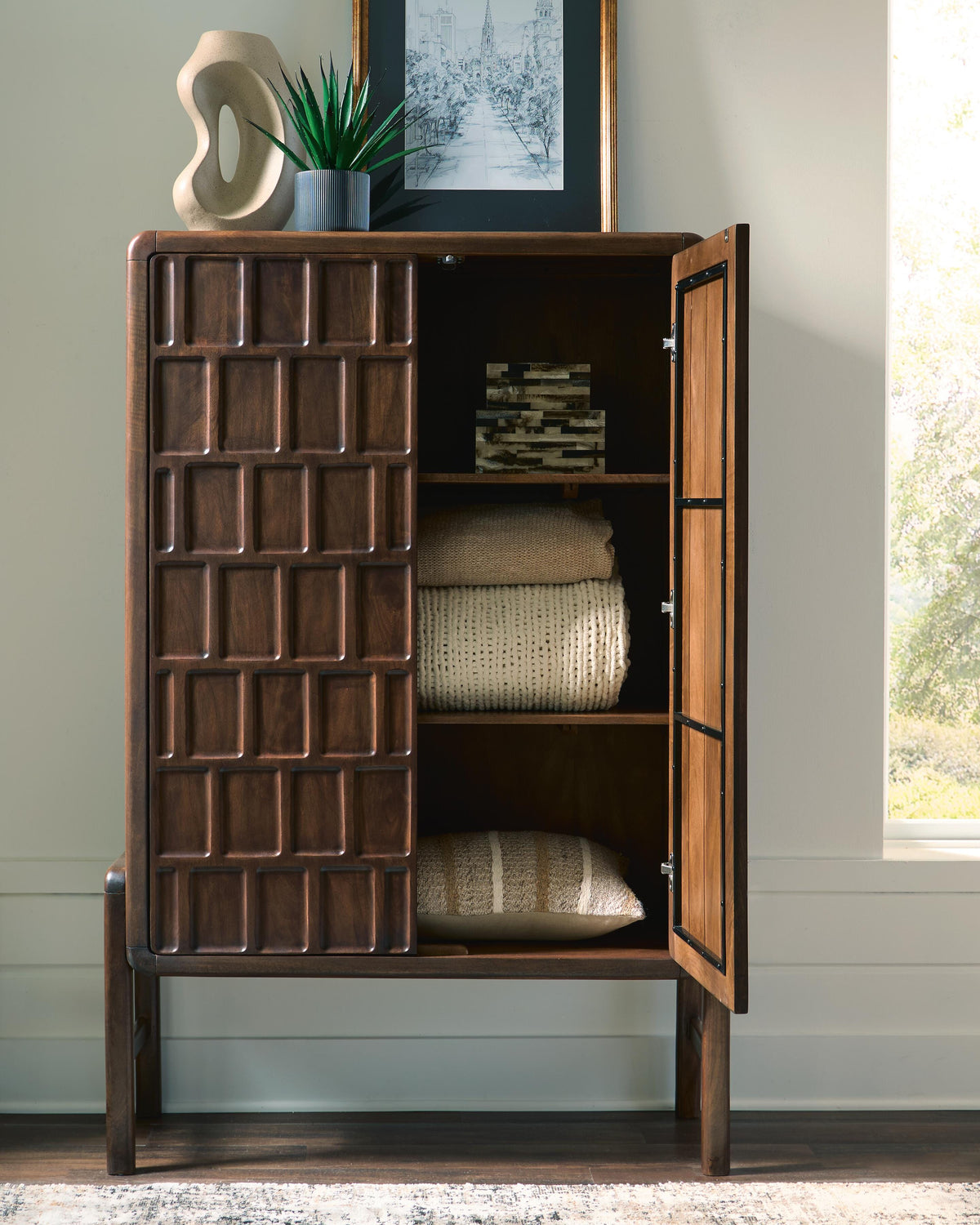 Dukestone Accent Cabinet - A4000745 - product view or room setting; only accent cabinet included (supplier image 8)