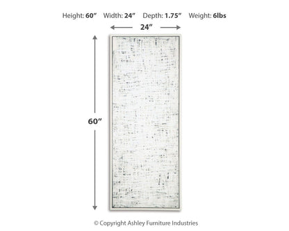 Daxonport Wall Art - A8000328 - approximate manufacturer dimensions (supplier image 9)