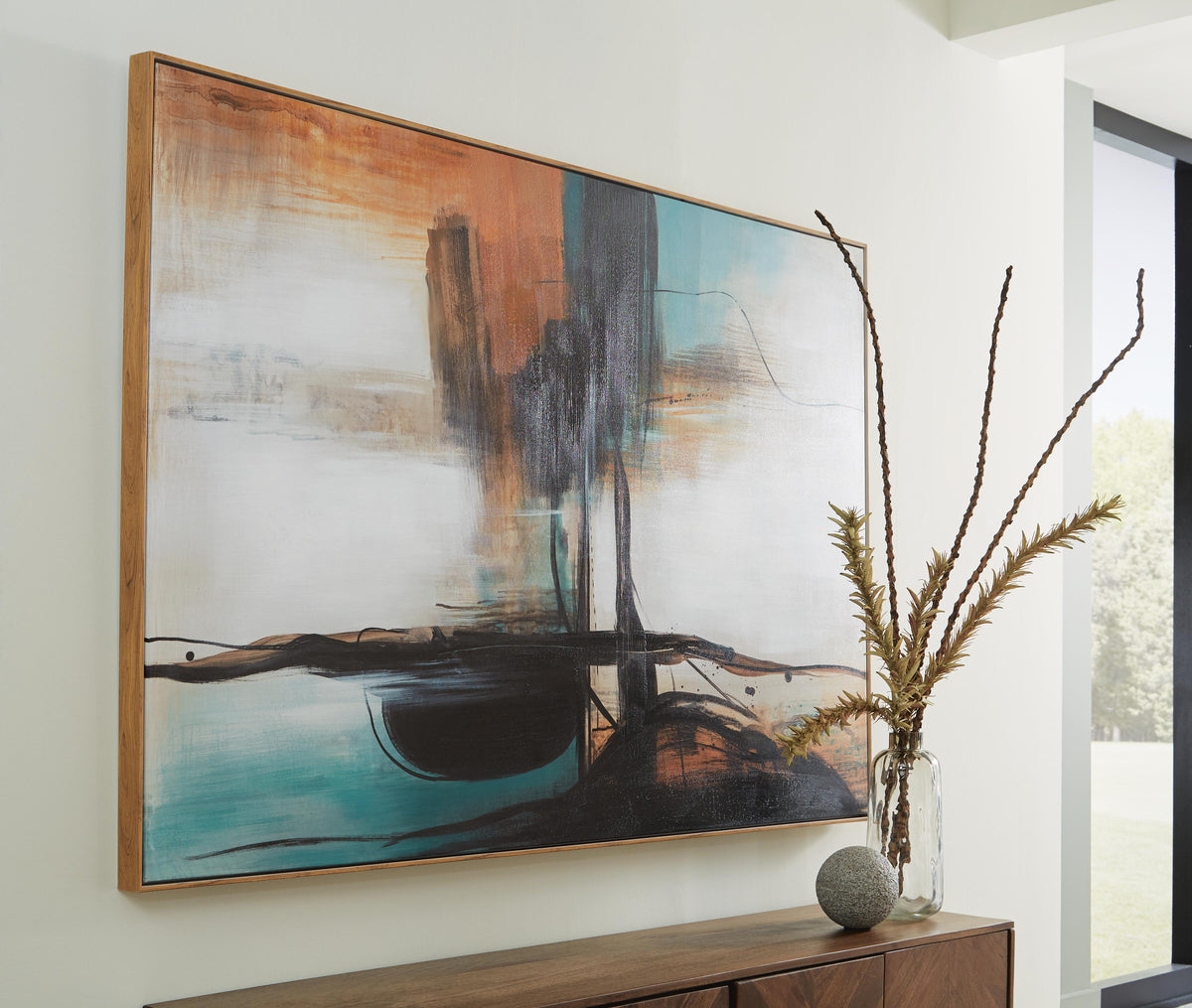 Brunonia Wall Art - A8000337 - product view or room setting; only wall art included (supplier image 2)
