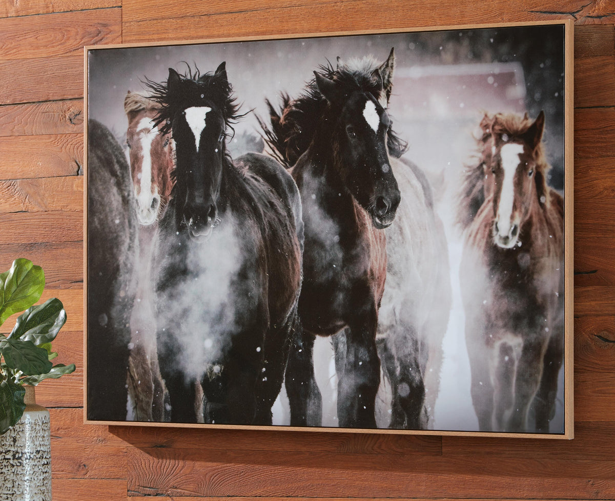 Chaseburn Wall Art - A8000380 - product view or room setting; only wall art included (supplier image 2)