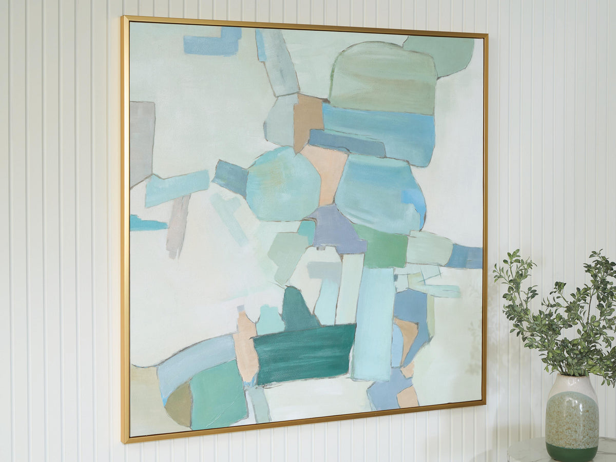 Wynburn Wall Art - A8000442 - product view or room setting; only wall art included (supplier image 2)