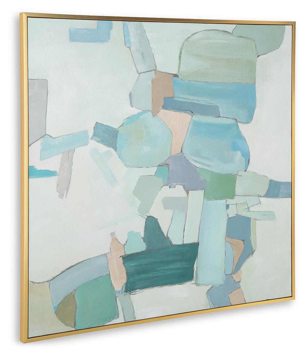 Wynburn Wall Art - A8000442 - product view or room setting; only wall art included (supplier image 3)
