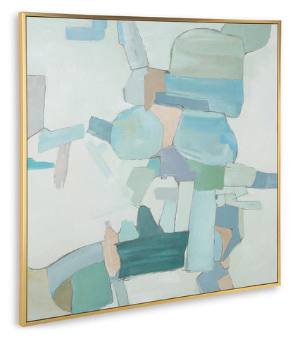 Wynburn Wall Art - A8000442 - product view or room setting; only wall art included (supplier image 3)