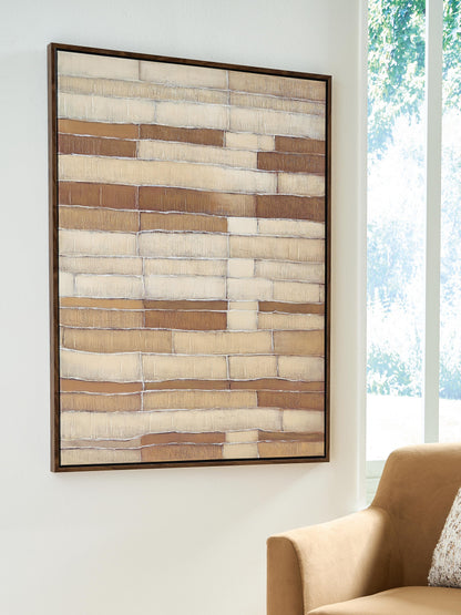 Kalanmore Wall Art - A8000460 - product view or room setting; only wall art included (supplier image 2)