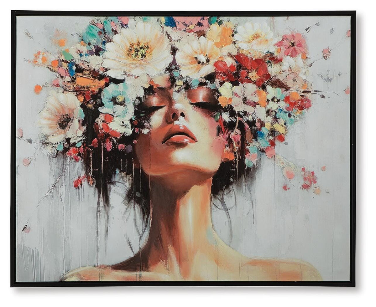 Shadwick Wall Art - A8000472 - product view or room setting; only wall art included (supplier image 1)